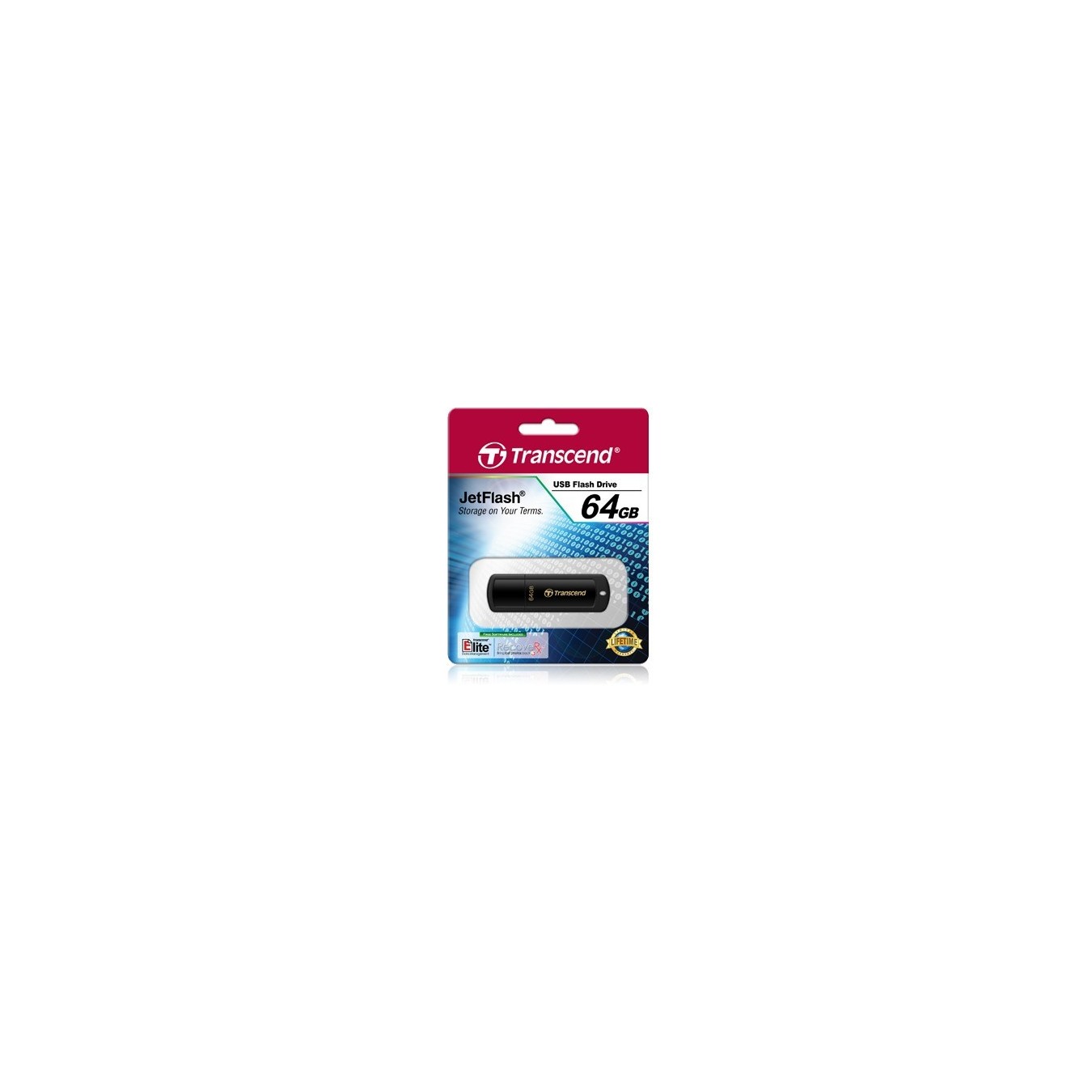 Transcend JetFlash 350 USB Stick 64GB - JetFlash 350 - Black, 64GB, USB 2.0 — Buy in Cyprus with Fast Delivery