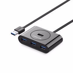 Buy UGREEN USB 3.0 4-Port USB-A Hub - Black, 0.8m Cable in Cyprus, Nicosia, Limassol, Larnaka, Pafos