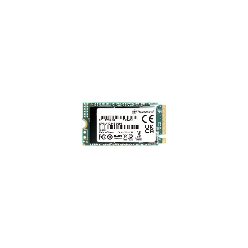 Buy Transcend 256GB M.2 PCIe NVMe Gen3x4 SSD 2242 TLC DRAM-less in Cyprus, Nicosia, Limassol, Larnaka, Pafos