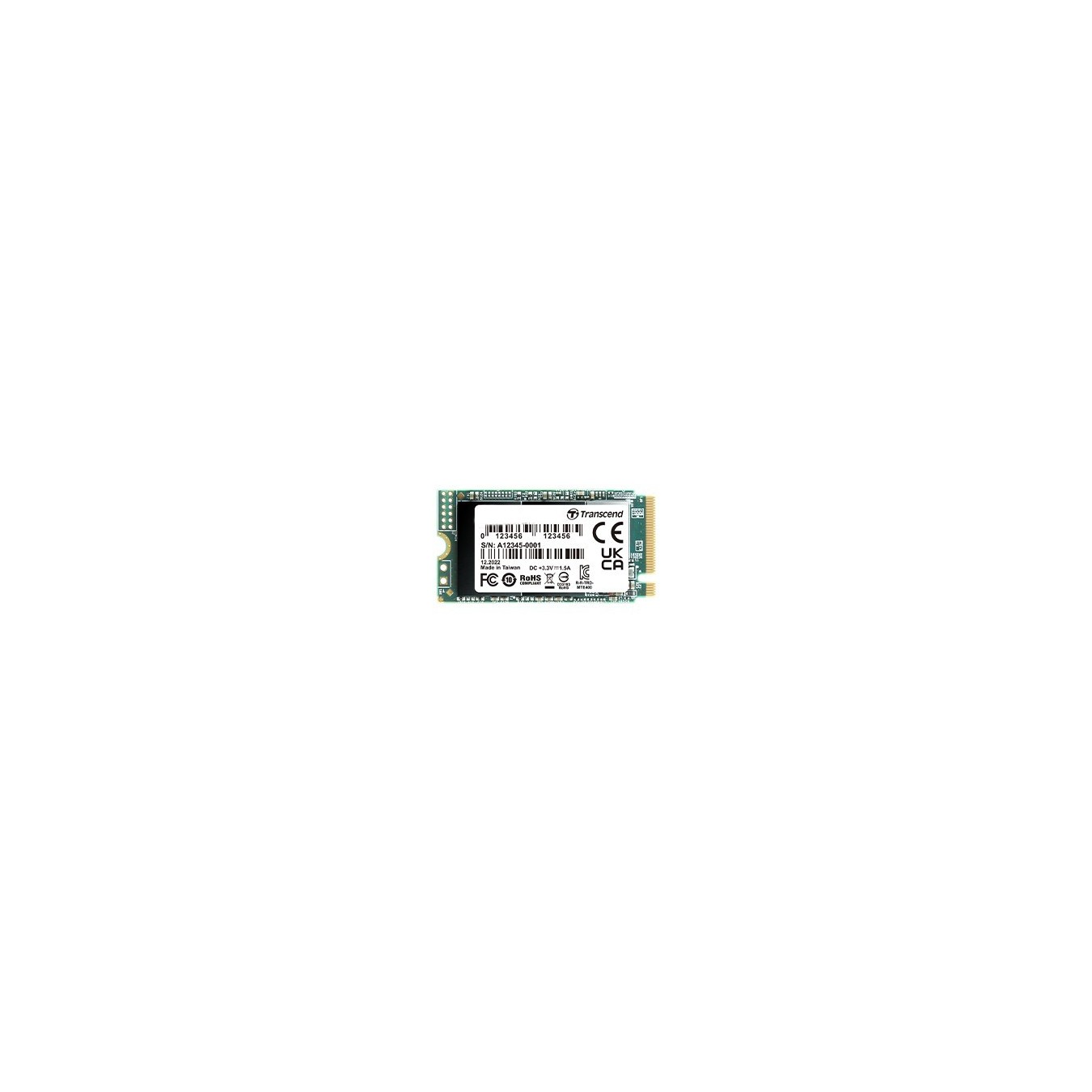 Transcend 256GB M.2 PCIe NVMe Gen3x4 SSD 2242 TLC DRAM-less — Buy in Cyprus with Fast Delivery