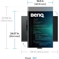 BenQ RD280UA 3:2 HDMI USB-C DP ErgoArm UHD - RD280UA - Black, 28in, 4K IPS — Buy in Cyprus with Fast Delivery