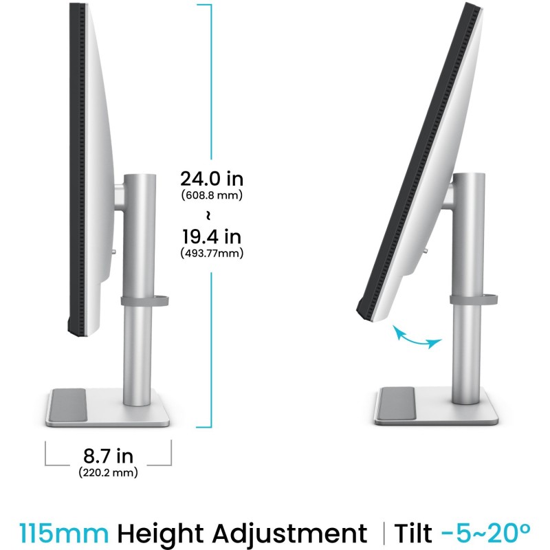 Buy BenQ 80.0cm MA320U 16:9 DP USB-C HDMI silv. lift piv UHD - MA320U - White, 4... in Cyprus, Nicosia, Limassol, Larnaka, Pafos
