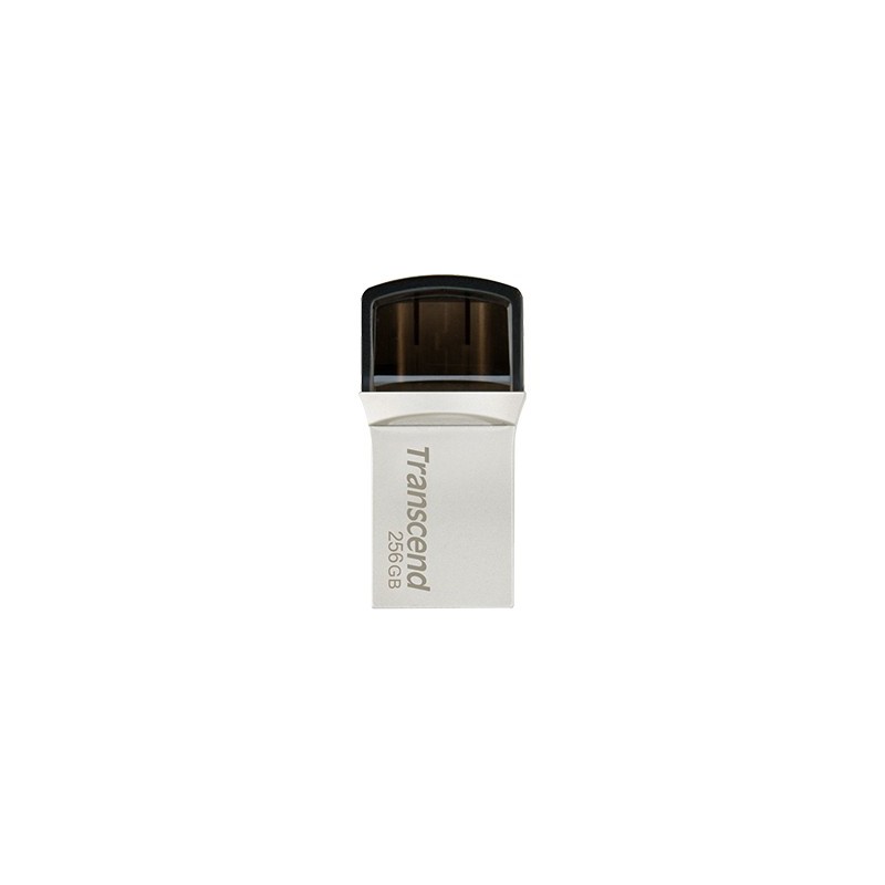 Buy Transcend JetFlash 256GB USB 3.1 Pen Drive - Silver - USB-A & USB-C in Cyprus, Nicosia, Limassol, Larnaka, Pafos