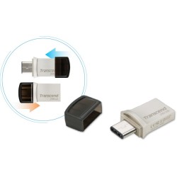 Buy Transcend JetFlash 256GB USB 3.1 Pen Drive - Silver - USB-A & USB-C in Cyprus, Nicosia, Limassol, Larnaka, Pafos