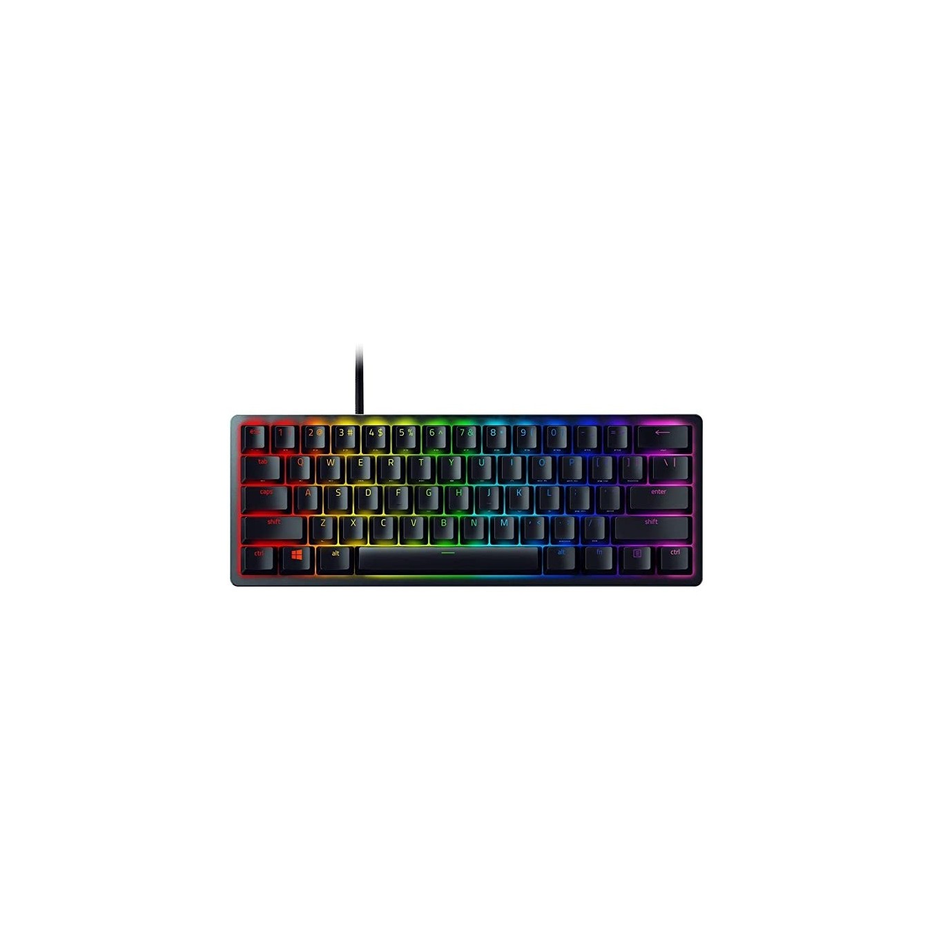 Razer Huntsman Mini - Optical Purple - Black, 60% USB-C Wired, German QWERTZ — Buy in Cyprus with Fast Delivery