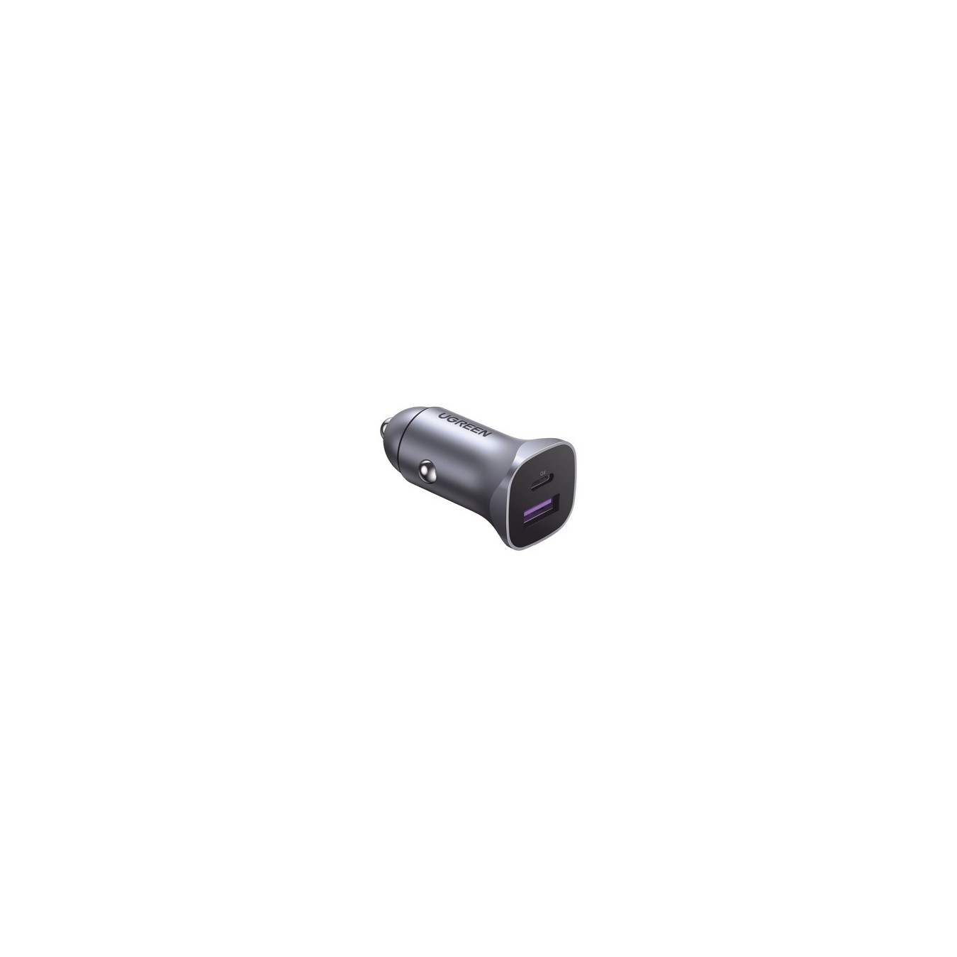 UGREEN A+C Dual-Port Car Charger PD30W+SCP22.5W - 40858 - Aluminium — Buy in Cyprus with Fast Delivery