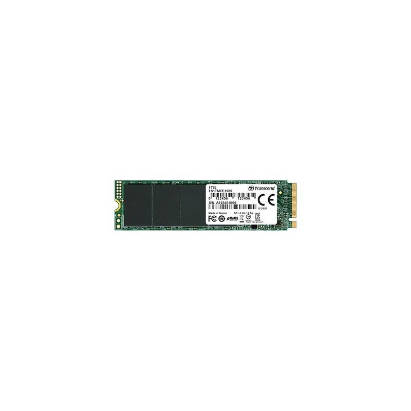Buy Transcend 112S - 112S - 1TB NVMe M.2 PCIe Gen3x4 2280 DRAM-less M-Key in Cyprus, Nicosia, Limassol, Larnaka, Pafos