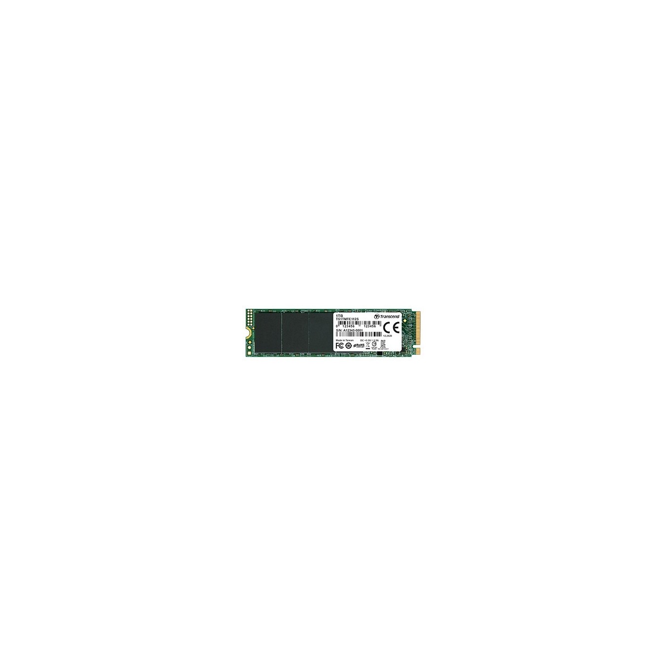 Transcend 112S - 112S - 1TB NVMe M.2 PCIe Gen3x4 2280 DRAM-less M-Key — Buy in Cyprus with Fast Delivery