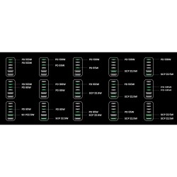 Buy UGREEN Nexode 200W GaN Desktop Charger - 40914 - 2 USB-A + 4 USB-C, Black/Gray in Cyprus, Nicosia, Limassol, Larnaka, Pafos