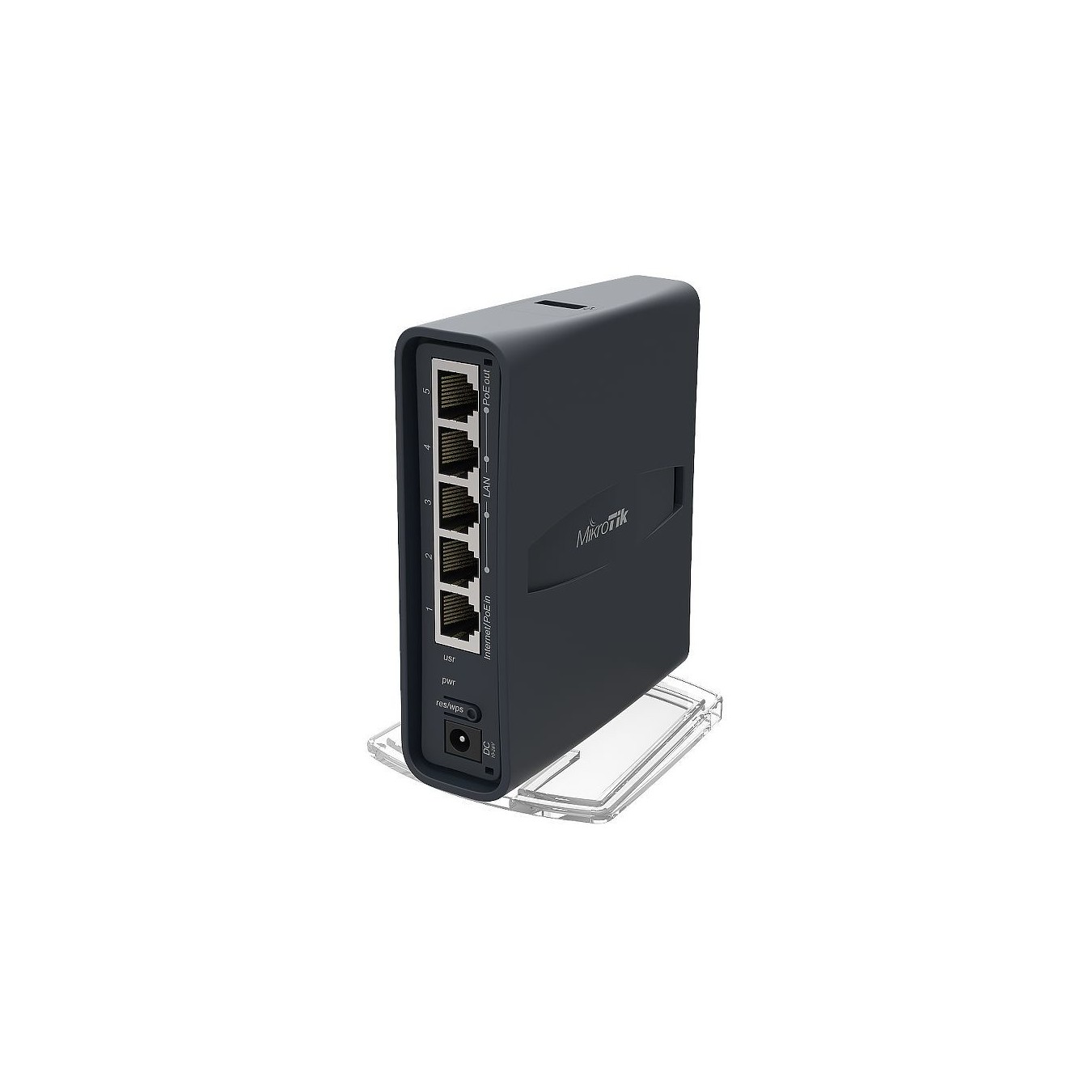 MikroTik hAP ac lite tower - RB952Ui-5ac2nD-TC - Dual-band 802.11ac, 5x 10/100 Ethernet, USB 2.0, Black