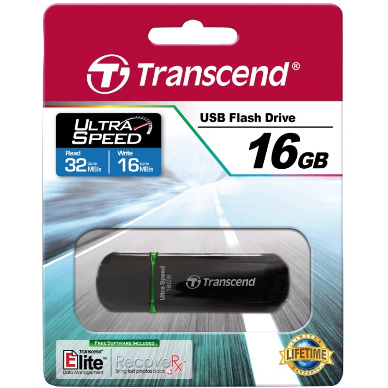 Buy STICK RAMU 16GB Transcend USB2.0 - Characteristics (Black, 16 GB, USB 2.0) in Cyprus, Nicosia, Limassol, Larnaka, Pafos