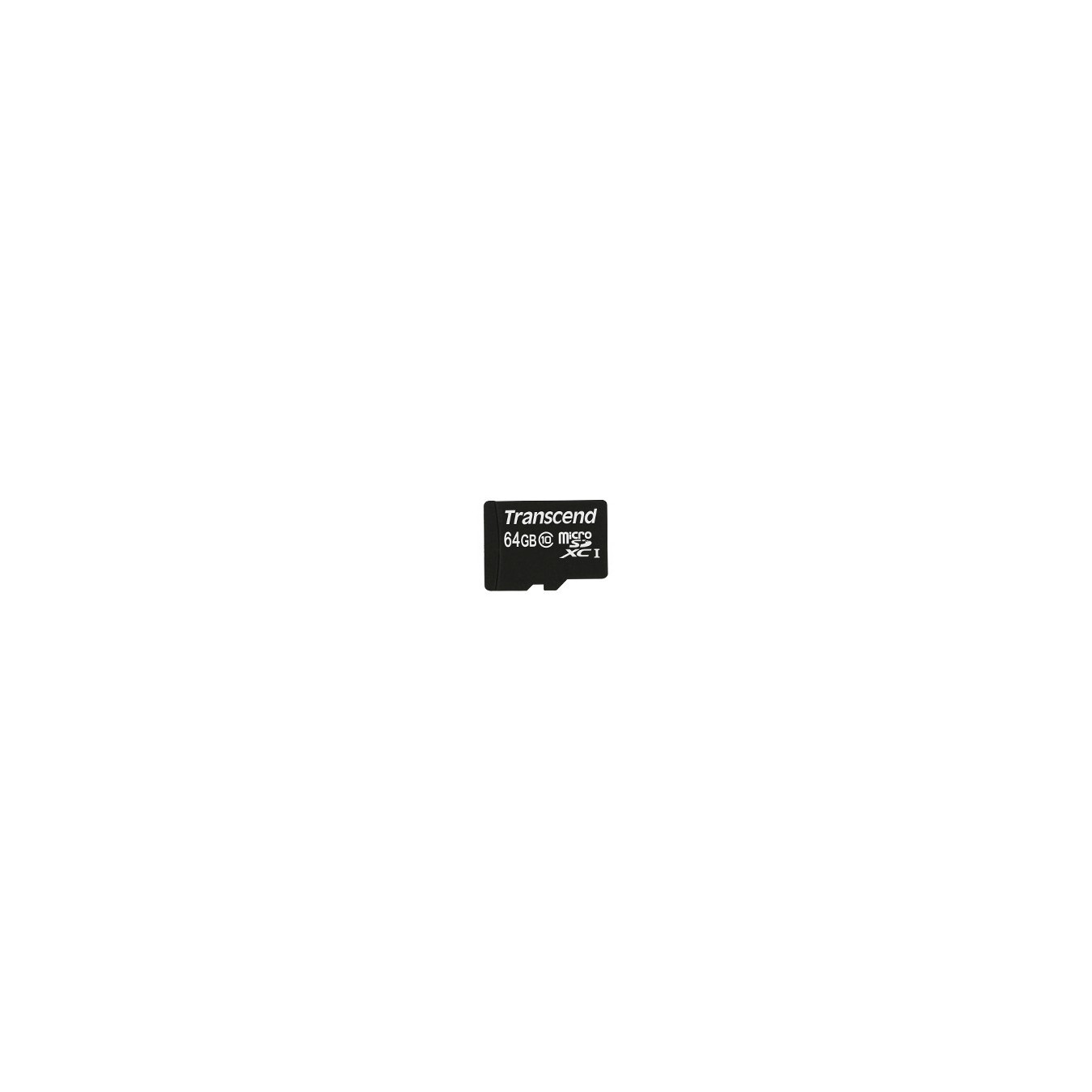 Transcend microSDXC Card 64GB - Black - Class 10 with Adapter — Buy in Cyprus with Fast Delivery