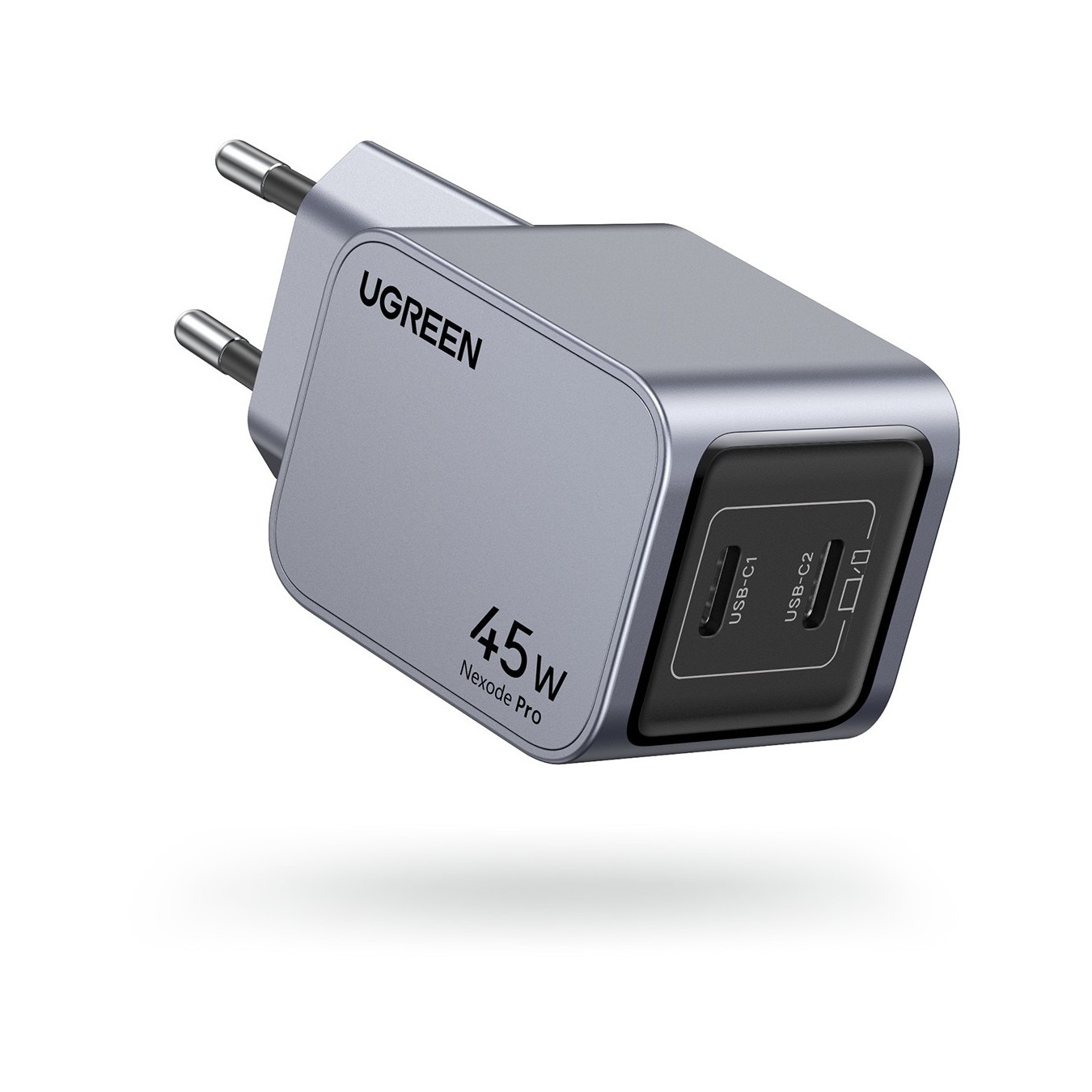 UGREEN Nexode Pro 45W Dual USB-C GaN Charger - 35008 - (Grey) — Buy in Cyprus with Fast Delivery