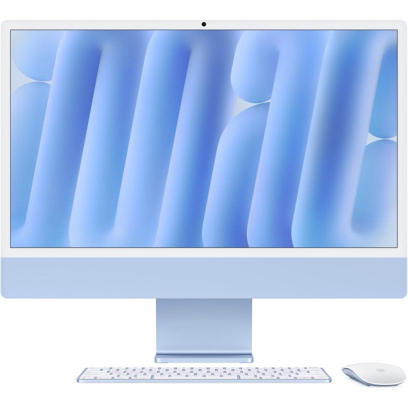 Buy Apple iMac 24 - M4 - 4.5K Retina, 10-core CPU/GPU, 16GB RAM, 256GB SSD, Blue in Cyprus, Nicosia, Limassol, Larnaka, Pafos
