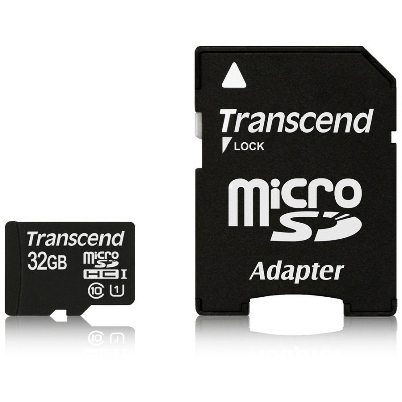 Buy Transcend Premium MicroSDHC 32GB with Adapter - MicroSDHC, U1, Class 10, 90 ... in Cyprus, Nicosia, Limassol, Larnaka, Pafos