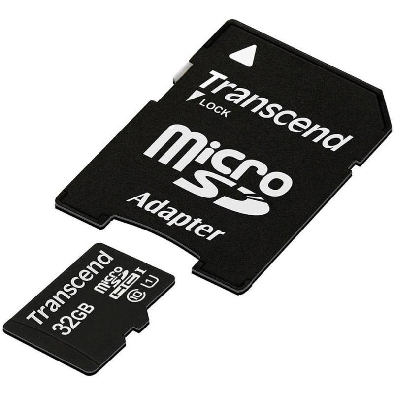 Buy Transcend Premium MicroSDHC 32GB with Adapter - MicroSDHC, U1, Class 10, 90 ... in Cyprus, Nicosia, Limassol, Larnaka, Pafos