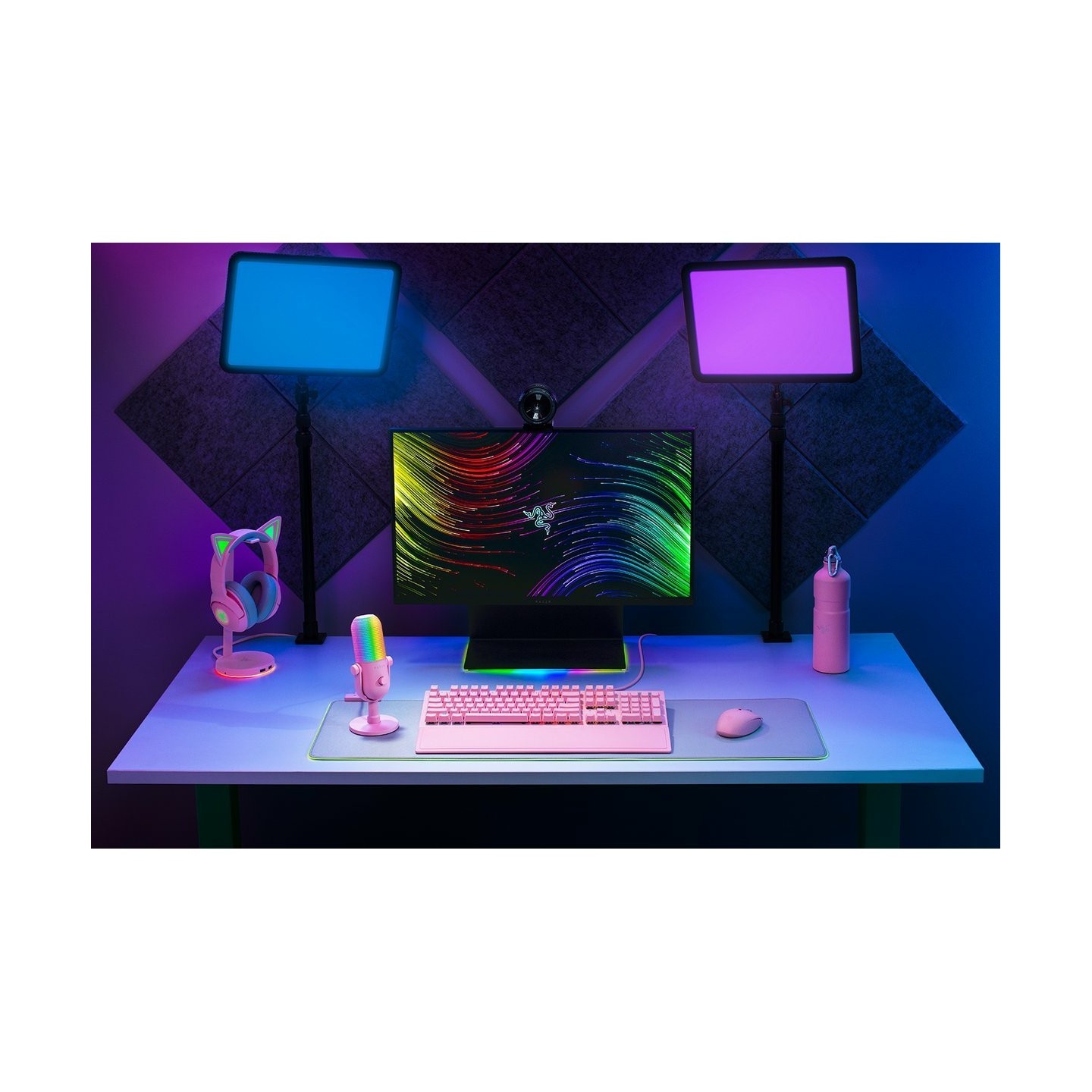 Razer Seiren V3 Chroma Quartz Pink USB Microphone (Boxed) — Buy in Cyprus with Fast Delivery