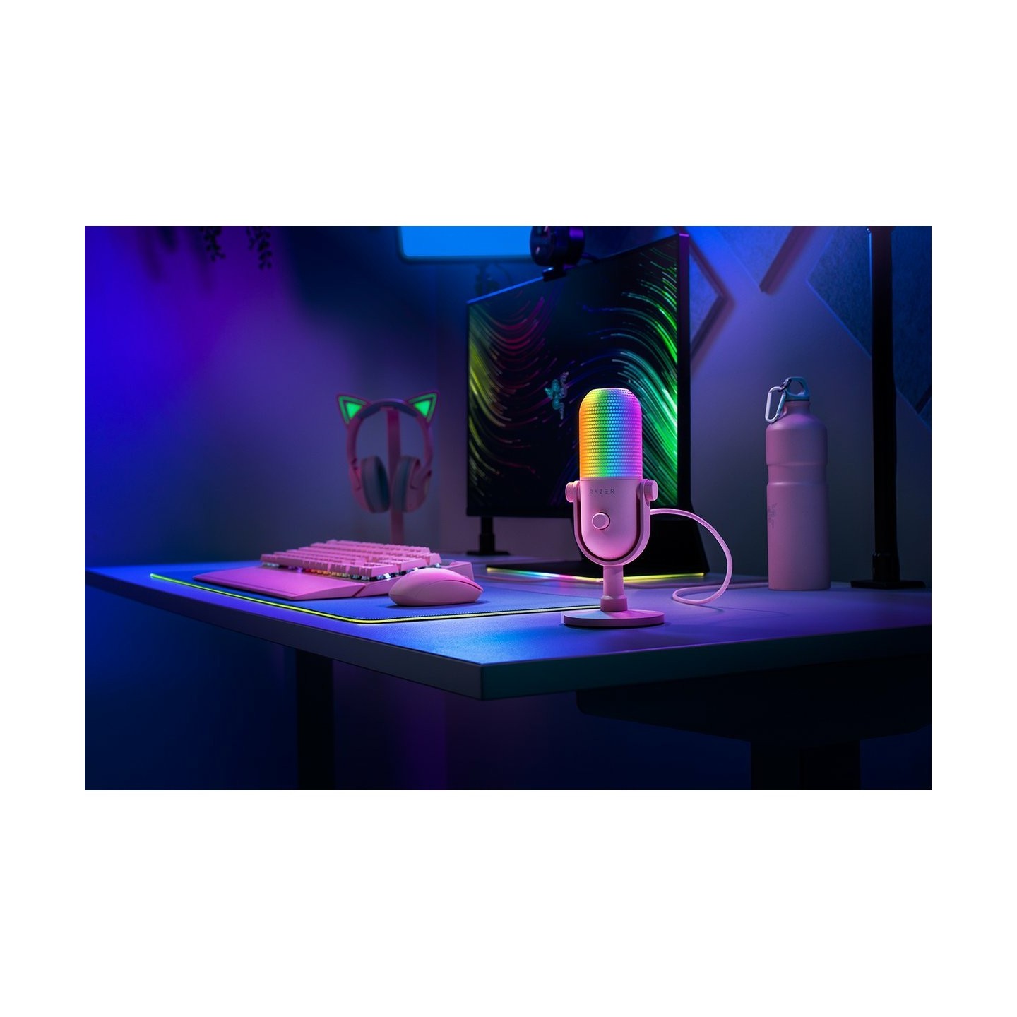 Razer Seiren V3 Chroma Quartz Pink USB Microphone (Boxed) — Buy in Cyprus with Fast Delivery
