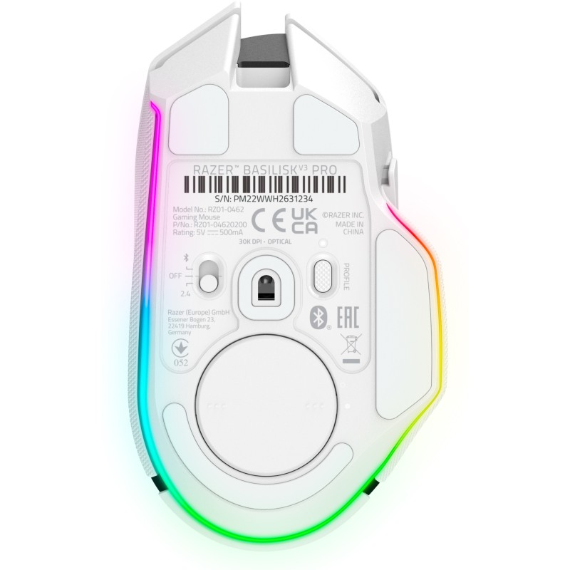 Buy Razer Basilisk V3 Pro - Right-Handed Gaming Mouse - White, 30000 DPI, Tri-Mo... in Cyprus, Nicosia, Limassol, Larnaka, Pafos