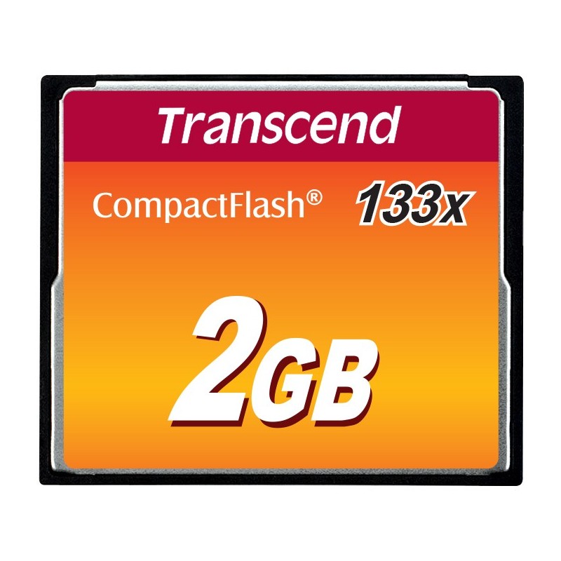 Buy Transcend CompactFlash Card - 133x - Black, 2GB, 50 MB/s read, 20 MB/s write in Cyprus, Nicosia, Limassol, Larnaka, Pafos