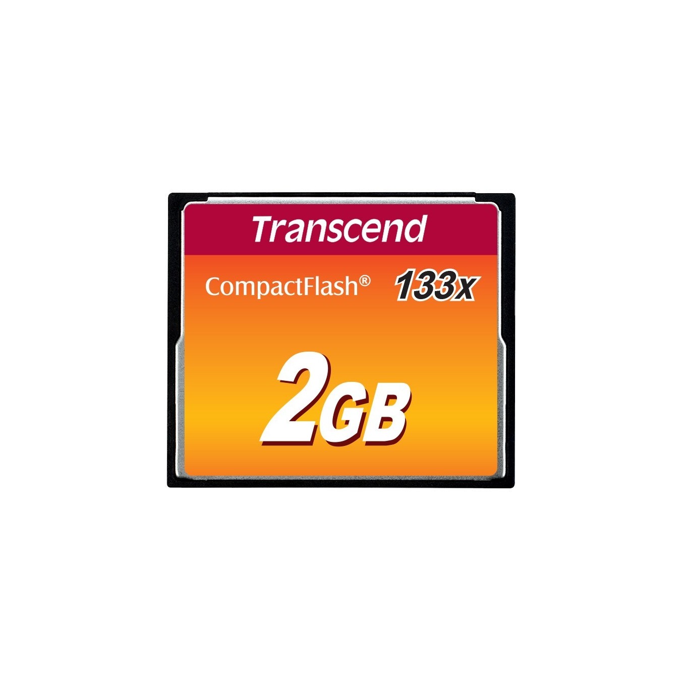 Transcend CompactFlash Card - 133x - Black, 2GB, 50 MB/s read, 20 MB/s write — Buy in Cyprus with Fast Delivery