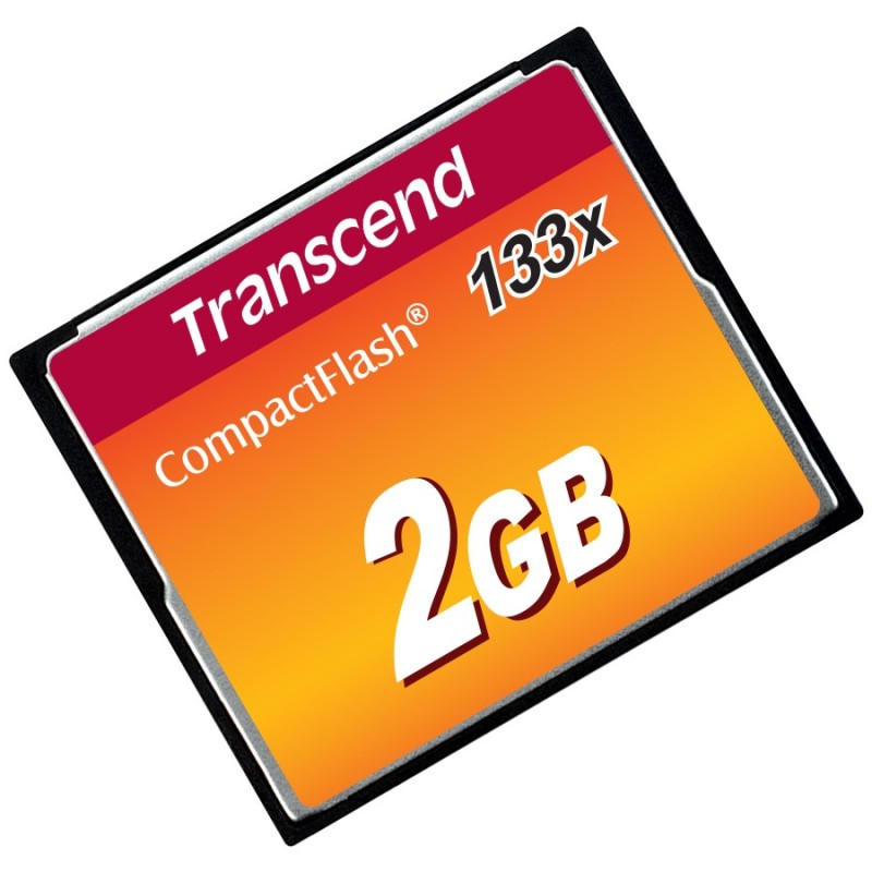 Buy Transcend CompactFlash Card - 133x - Black, 2GB, 50 MB/s read, 20 MB/s write in Cyprus, Nicosia, Limassol, Larnaka, Pafos
