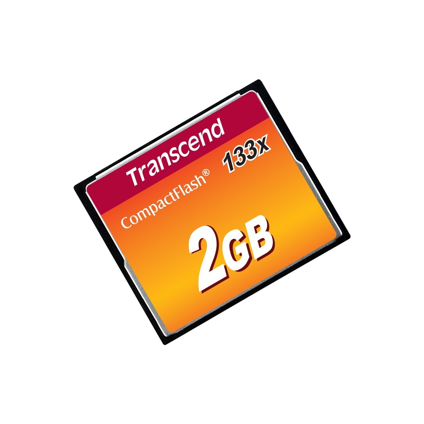 Transcend CompactFlash Card - 133x - Black, 2GB, 50 MB/s read, 20 MB/s write — Buy in Cyprus with Fast Delivery
