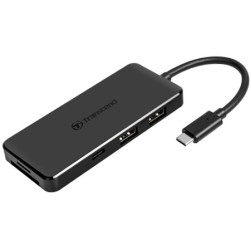Buy STICK USB-HUB 6 in 1 Transcend USB3.1 TYPE-C HUB5C - HUB5C - Black in Cyprus, Nicosia, Limassol, Larnaka, Pafos