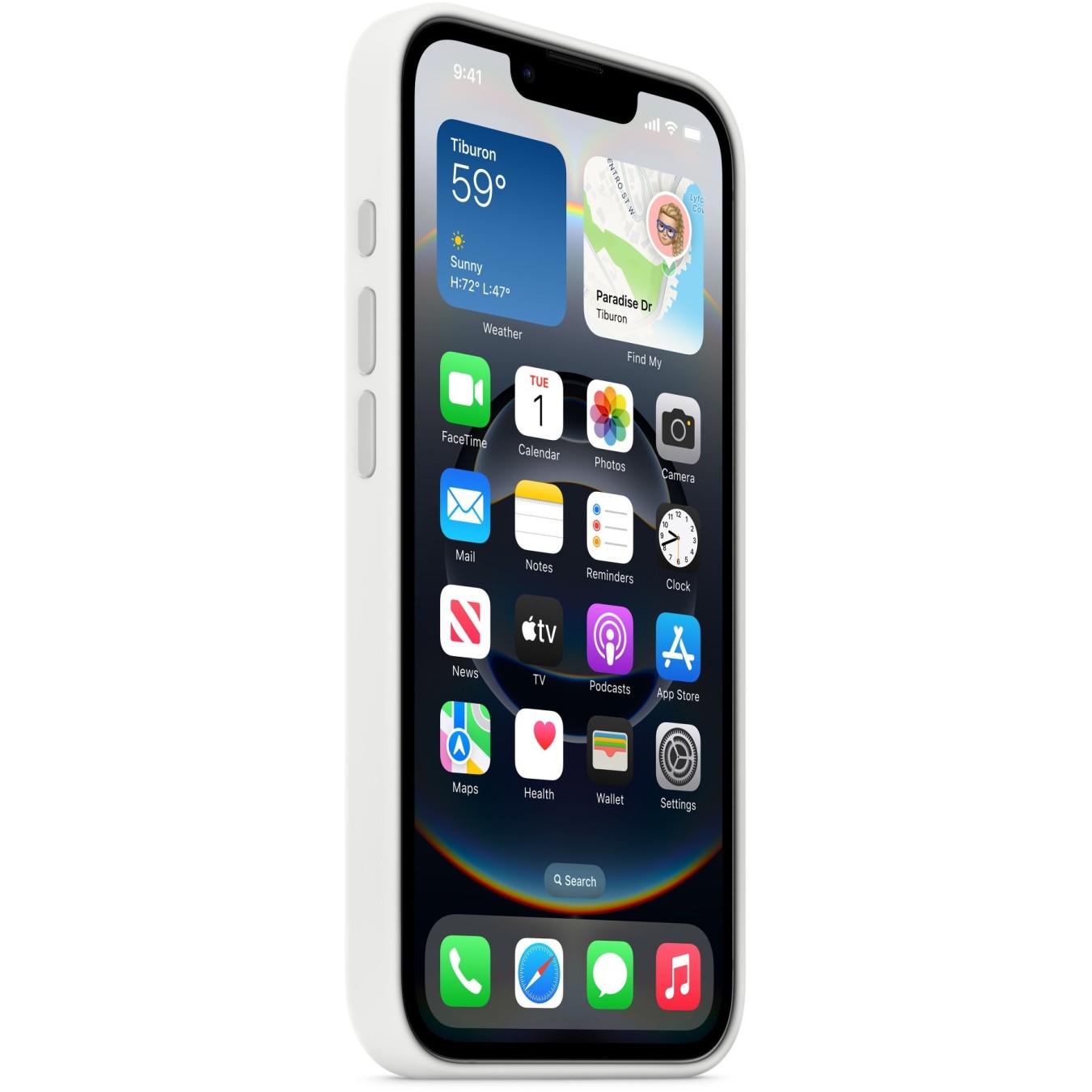 APPLE iPhone16e Silicone Case White - MD3P4ZM/A - White, Silicone — Buy in Cyprus with Fast Delivery