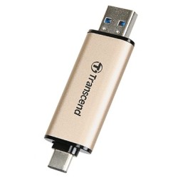 Buy Transcend JetFlash - 930C - Gold, 256GB, Dual USB-A/USB-C, USB 3.2 Gen1 in Cyprus, Nicosia, Limassol, Larnaka, Pafos