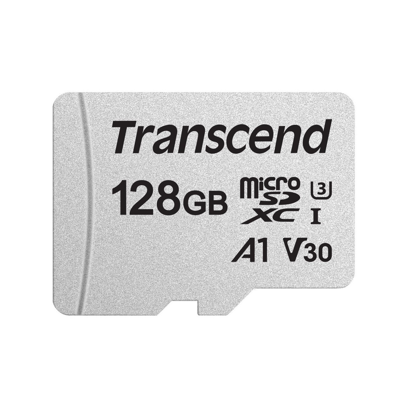 Transcend 300S microSDXC 128GB with Adapter - Silver - U3, V30, A1, NAND — Buy in Cyprus with Fast Delivery