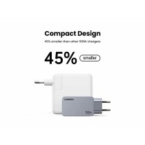 UGREEN Nexode Pro 100W GaN Charger - EU Plug, 2x USB-C, 1x USB-A, Indoor, Black/Grey — Buy in Cyprus with Fast Delivery
