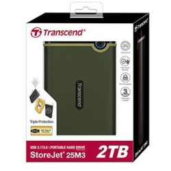 Buy Transcend 6.3cm 2TB USB3.1 StoreJet 25M3G - 25M3G - Green, 2TB, USB 3.1 Gen1 in Cyprus, Nicosia, Limassol, Larnaka, Pafos
