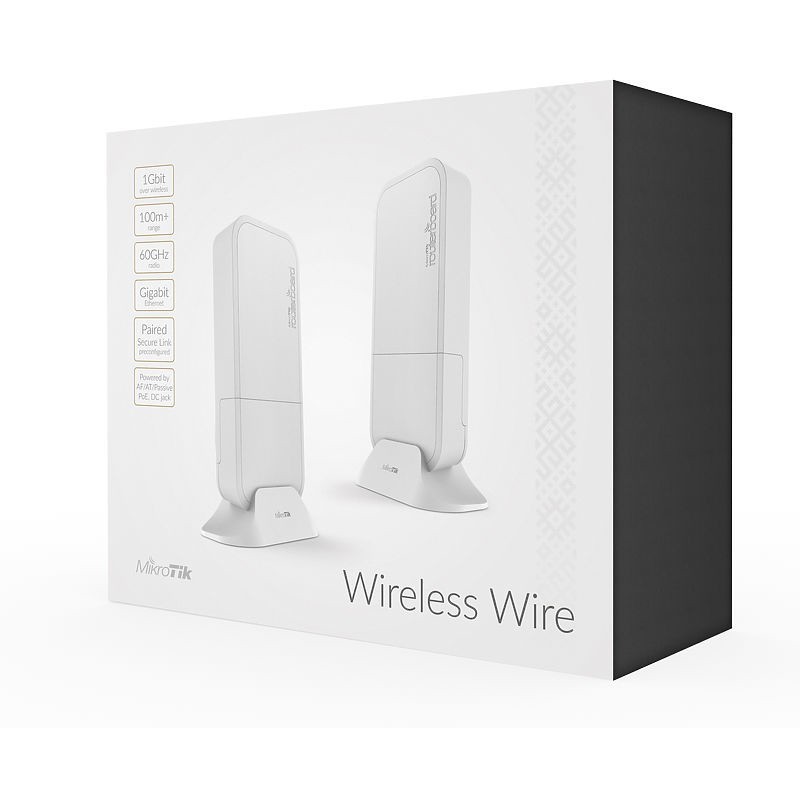 Buy MikroTik Bridge Wireless Wire - RBWAPG-60ADKIT - White, 256 MB RAM, 16 MB Fl... in Cyprus, Nicosia, Limassol, Larnaka, Pafos
