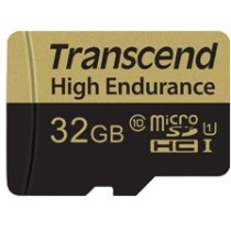 Transcend High Endurance microSDHC 32GB Card with SD Adapter Included — Buy in Cyprus with Fast Delivery