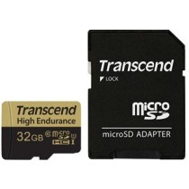 Transcend High Endurance microSDHC 32GB Card with SD Adapter Included — Buy in Cyprus with Fast Delivery