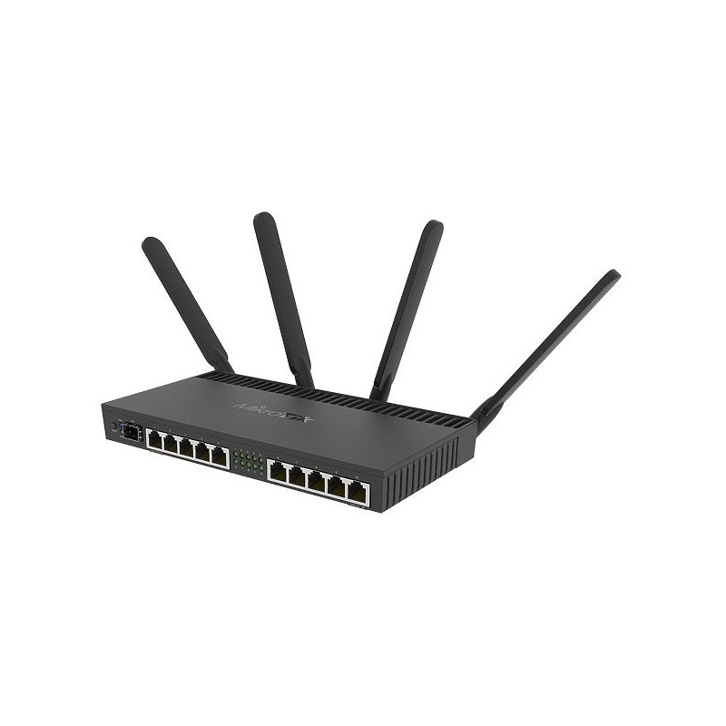 Buy Mikrotik RB4011iGS+5HacQ2HnD-IN - Black, 1400 MHz quad-core, 4x external ant... in Cyprus, Nicosia, Limassol, Larnaka, Pafos