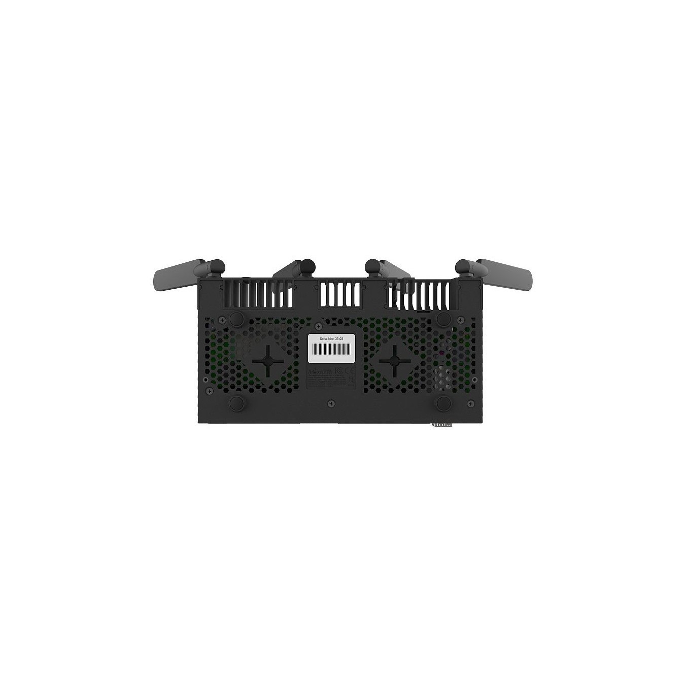 Mikrotik RB4011iGS+5HacQ2HnD-IN - Black, 1400 MHz quad-core, 4x external antennas, Dual-band Wi-Fi 5 (2.4/5 GHz)
