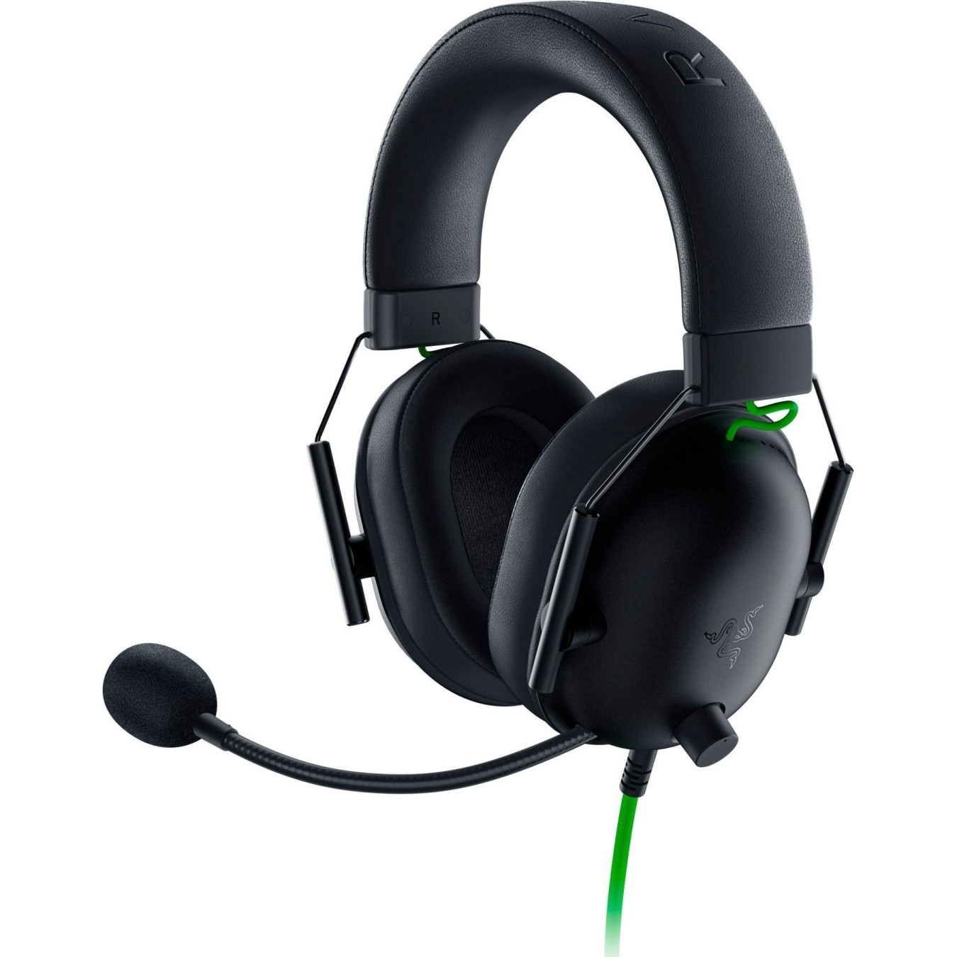 Razer BlackShark V2 X Headset - BlackShark V2 X - Over-Ear, Wired, Black/Green — Buy in Cyprus with Fast Delivery