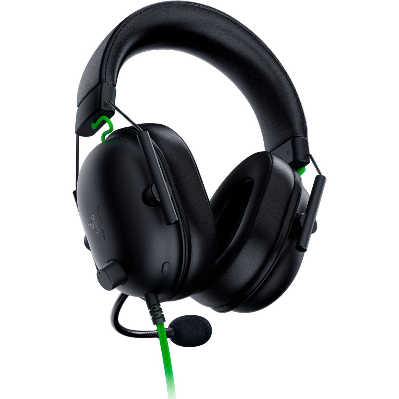 Razer BlackShark V2 X Headset - BlackShark V2 X - Over-Ear, Wired, Black/Green — Buy in Cyprus with Fast Delivery