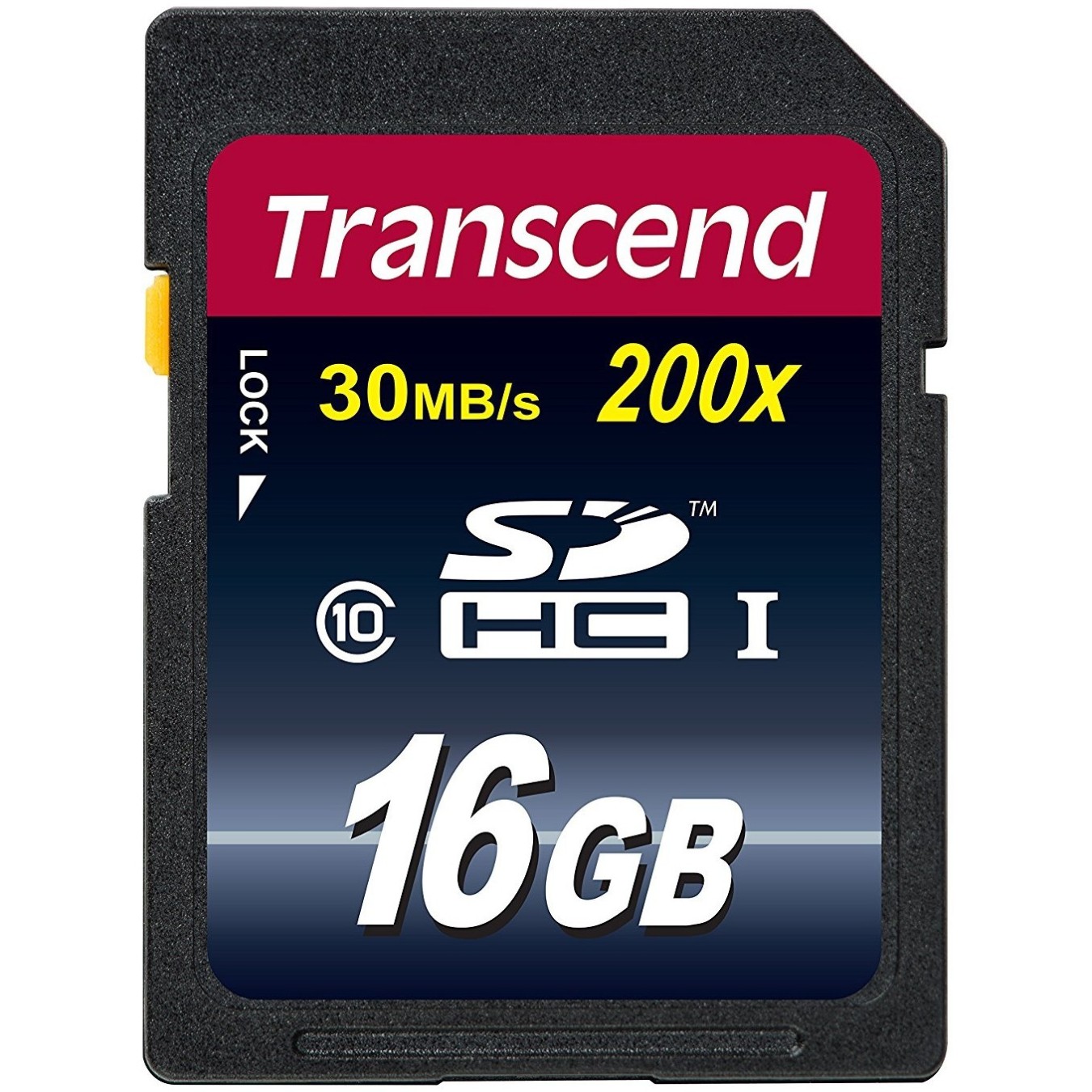 Transcend 16GB SDHC Card - Class 10 - Black — Buy in Cyprus with Fast Delivery