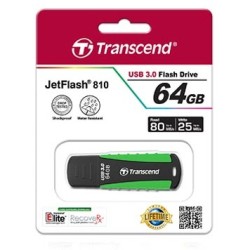 Buy Transcend USB Flash Drive - JetFlash 810 - Black/Green, 64GB, USB 3.2 Gen1 in Cyprus, Nicosia, Limassol, Larnaka, Pafos