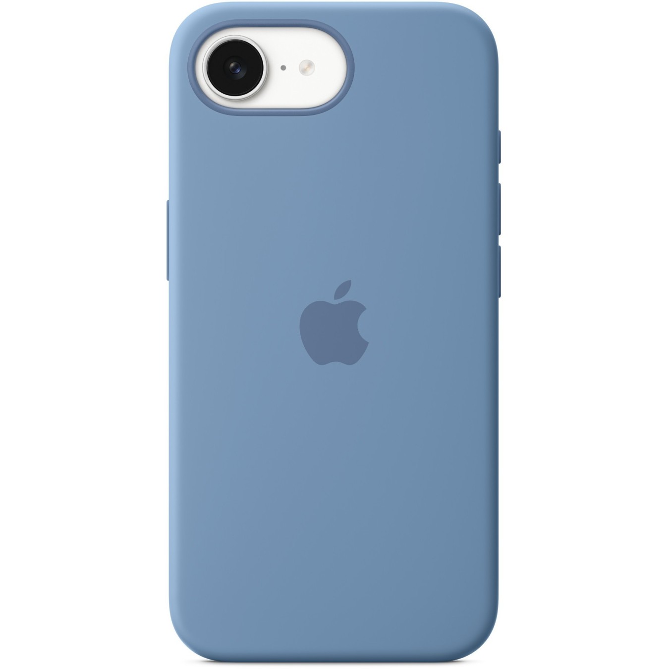APPLE iPhone16e Silicone Case Winter Blue - iPhone16e - Winter Blue, Silicone, Recycled Materials