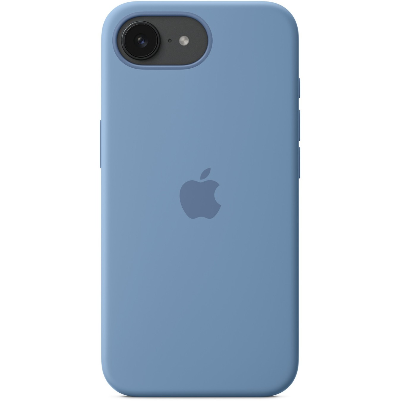 APPLE iPhone16e Silicone Case Winter Blue - iPhone16e - Winter Blue, Silicone, Recycled Materials
