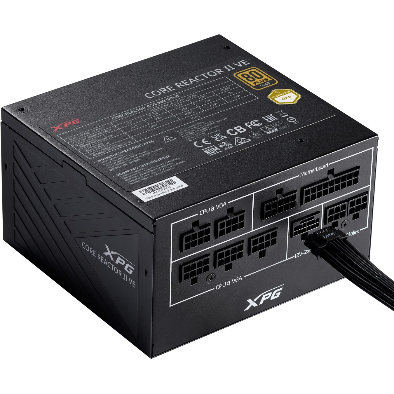 ADATA XPG CORE REACTOR II VE 750W PSU - 80+ Gold, Fully Modular ATX — Buy in Cyprus with Fast Delivery