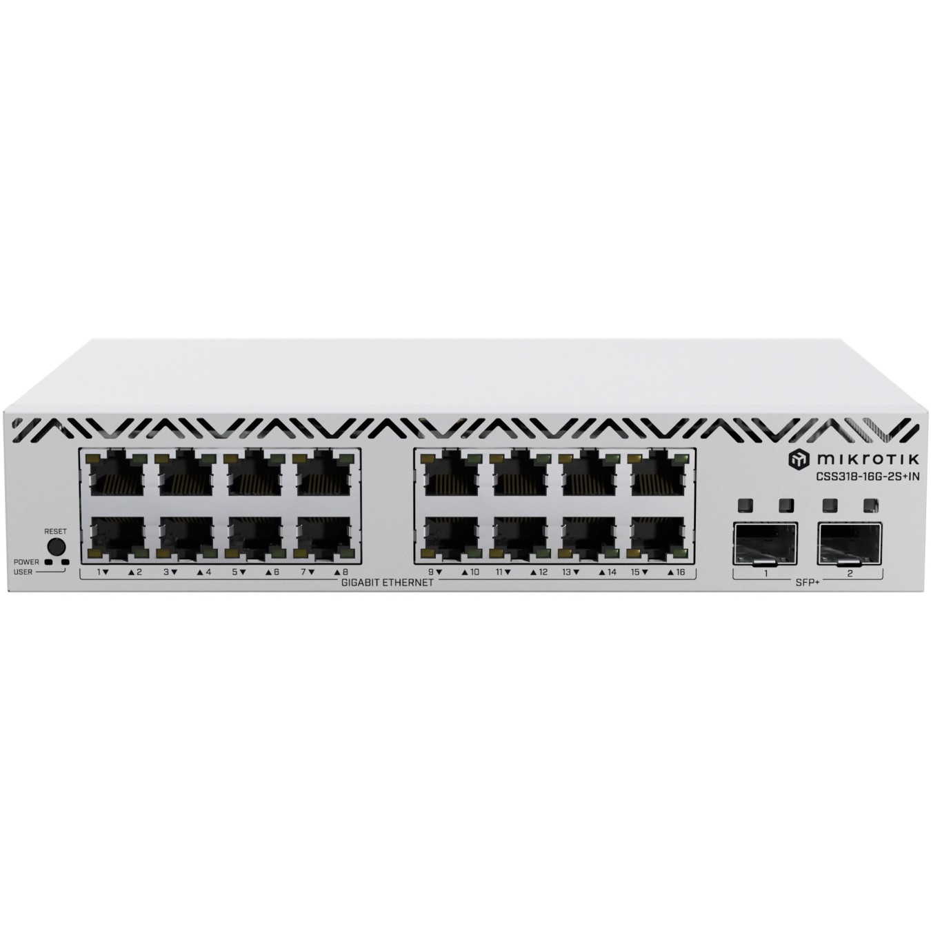 MikroTik Cloud Smart Switch - CSS318-16G-2S+IN - (White, 16x Gigabit, 2x SFP+) — Buy in Cyprus with Fast Delivery