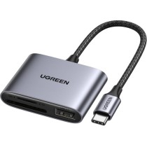 UGREEN USB-C to SD/TF Card Reader - 80798 - (Grey, 2-slot, USB 3.2 Gen 1 Type-C, 5 Gbps) — Buy in Cyprus with Fast Delivery