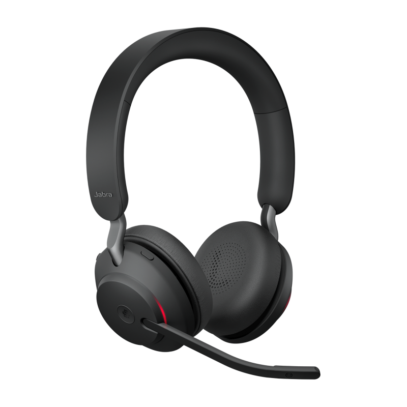 Jabra Evolve2 65 MS Stereo Headset USB-A Bluetooth 5.0 Black (Boxed) — Buy in Cyprus with Fast Delivery