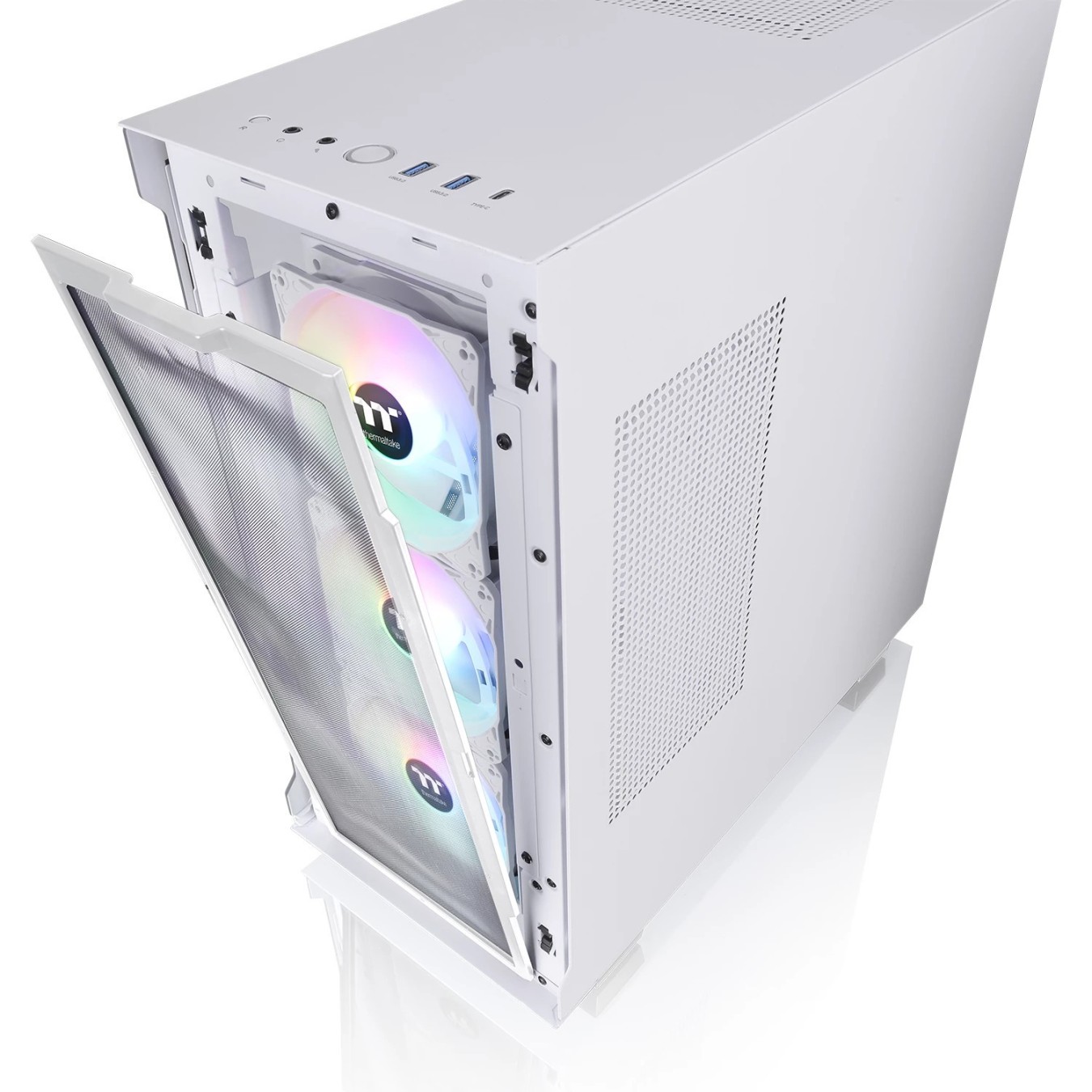 Thermaltake TOWER ATX Midi Tower - V350 - Snow White ARGB TG — Buy in Cyprus with Fast Delivery