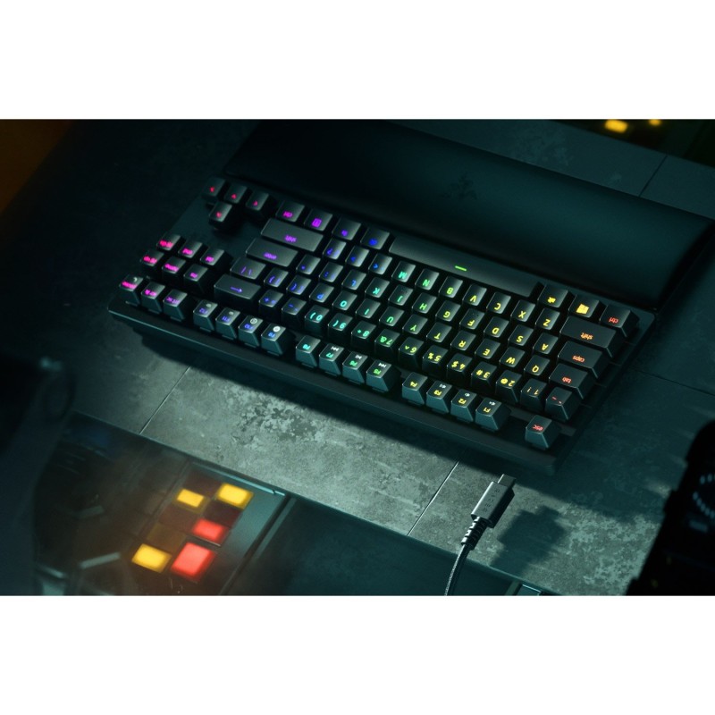 Buy Razer Huntsman V2 Tenkeyless Purple Optical Switch - German Layout (Purple O... in Cyprus, Nicosia, Limassol, Larnaka, Pafos